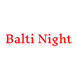 Balti Night logo.